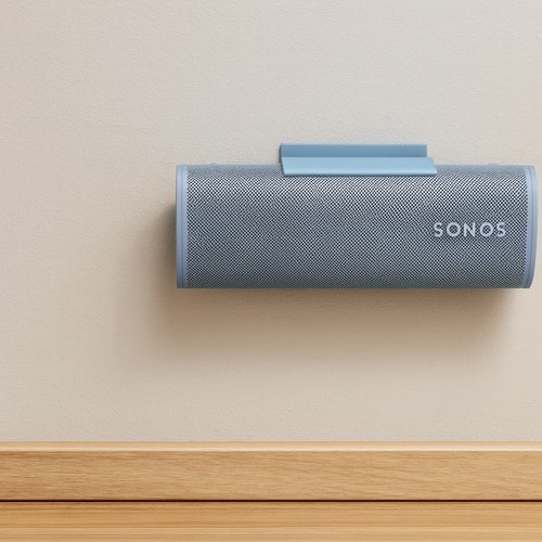 Single blue horizontal wall - blue,